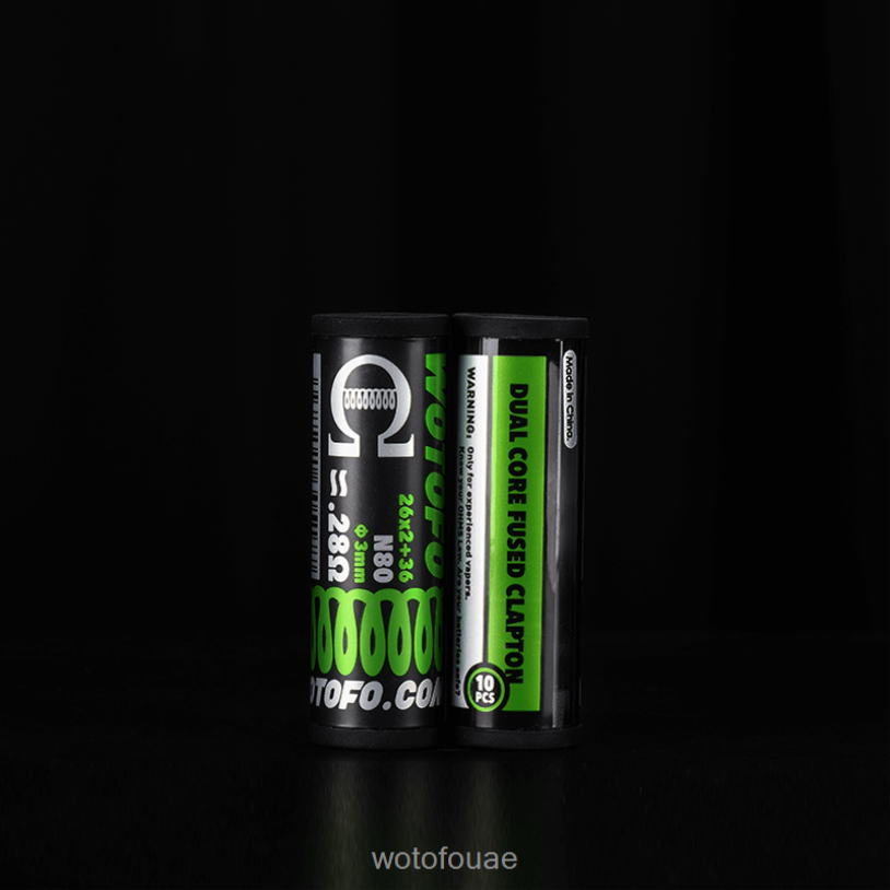 Wotofo لفائف مسبقة الصنع F884D314 كلابتون ثنائي النواة 0.28 أوم 10 قطعة - Wotofo Price