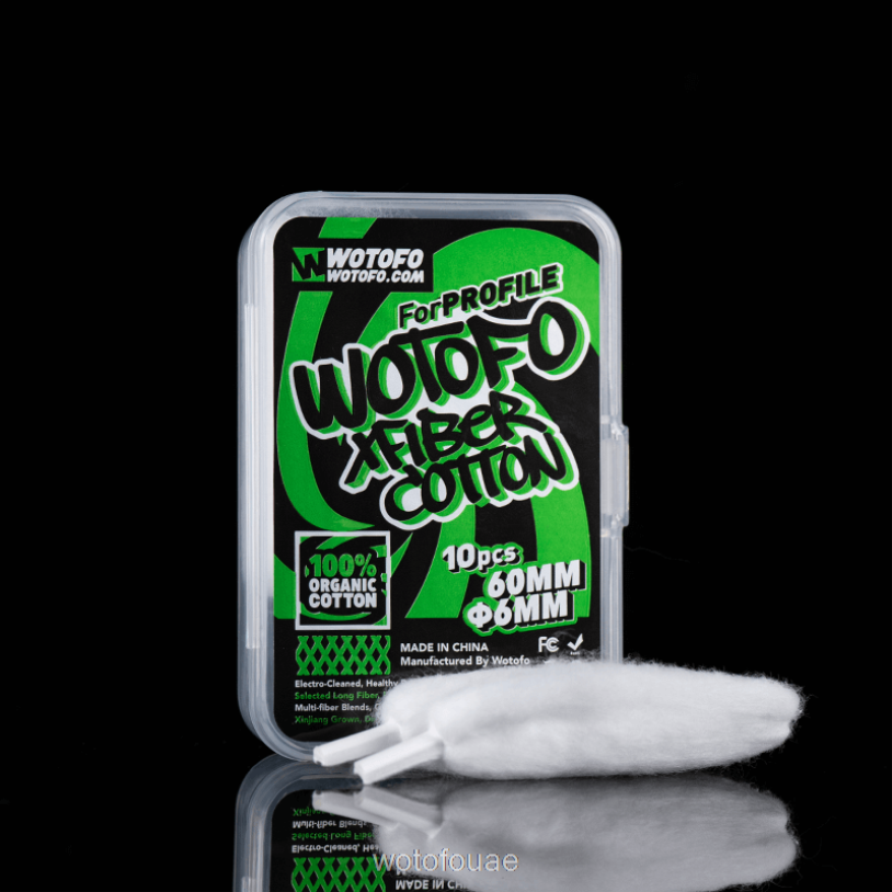 Wotofo PROFILE قطن xfiber للملف الشخصي F884D311 6 ملم - Wotofo Shop Online