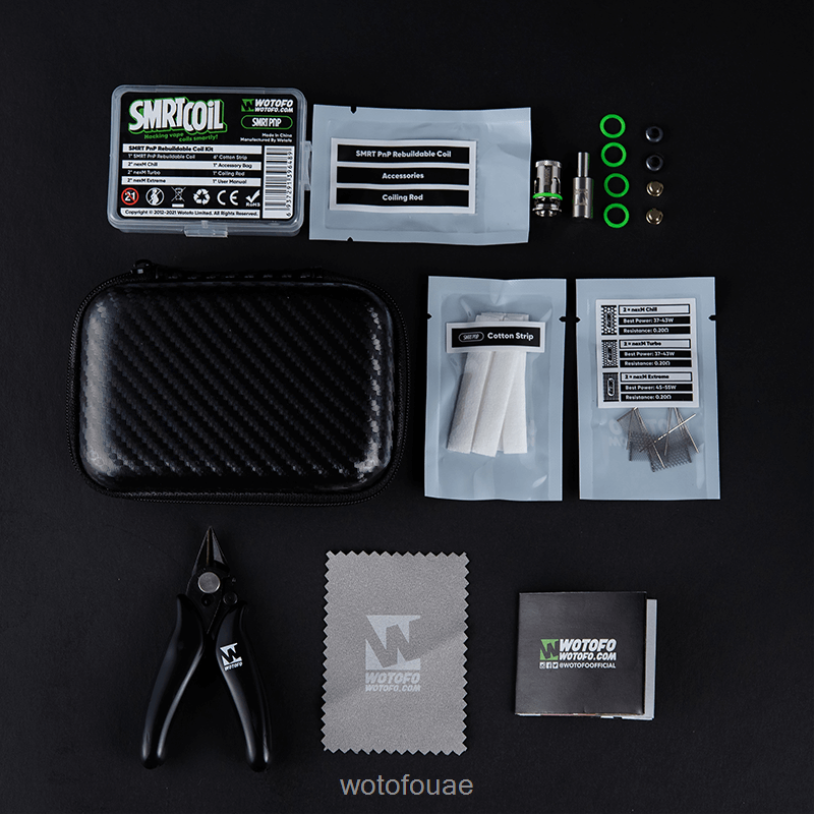 Wotofo SMRT حزمة لفائف قابلة لإعادة البناء F884D346 حزمة smrt pnp - Wotofo Kit
