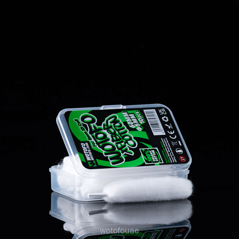 Wotofo قطن xfiber لملف الهوية F884D348 سمك 5 ملم عدد 10 قطع - Wotofo Dubai